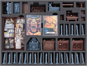 Feldherr espuma Set + Organizer Insert para HeroQuest (2021) Juego Básico + 4 Expansiones - caja del juego básico