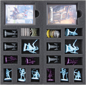 Feldherr espuma y Organizer Insert Bundle para HeroQuest (2021) juego principal + 5 expansiones - en caja del juego de mesaes originales