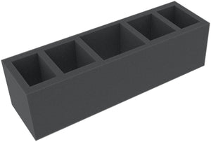 HOMFHN070BO 255 mm x 75 mm x 70 mm foam tray for Feldherr Storage Box TCHS105 - 5 miniatures