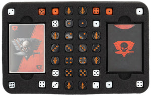 HS025KT08 foam tray for Kill Team - cards and dice