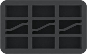 HS035A012 35 mm foam tray for miniatures in scale 1:100 (15 mm) – 12 compartments