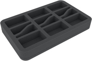 HS035A016 35 mm foam tray for miniatures in scale 1:72 (20 mm) – 12 compartments