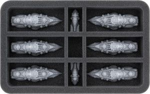 HS035A044 Feldherr foam tray for Dystopian Wars - 9 compartments
