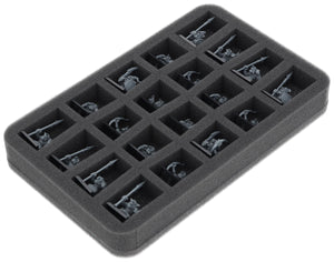HS035A074 Feldherr foam tray for Tribes of Orcs and Goblins - 20 compartments