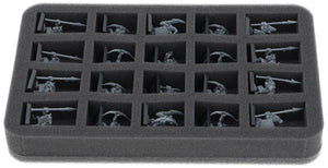 HS035A074 Feldherr foam tray for Tribes of Orcs and Goblins - 20 compartments