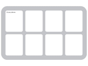 HS035ZC01 Bandeja de espuma de 35 mm de tamaño medio para tarjetas y fichas Zombicide