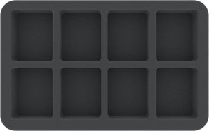 Bandeja de espuma HS035ST01 para Star Trek Attack Wing - 8 compartimentos