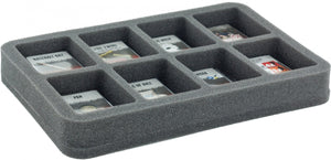 HS035ZC01 Bandeja de espuma de 35 mm de tamaño medio para tarjetas y fichas Zombicide