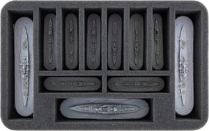 HS045A011 Feldherr foam tray for Victory at Sea - 11 miniatures