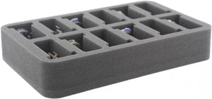 Bandeja de espuma HS050AR01 para 12 escuadrones de la Armada de la Guerra de las Galaxias