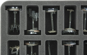 Bandeja de espuma HS050AR01 para 12 escuadrones de la Armada de la Guerra de las Galaxias