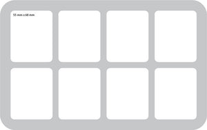 HS050AQ02 Bandeja de espuma Half-Size de 50 mm para 8 figuras grandes de Arcadia Quest