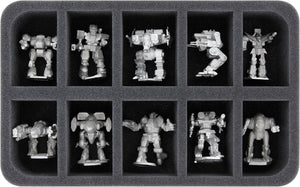 HS050BT04 Feldherr foam tray for BattleTech - 10 Mechs