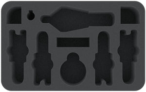 HS050DF02 50 mm half-size foam tray for Dropfleet Commander - UCM Battleship and Cruisers + FREE capsule for pegs
