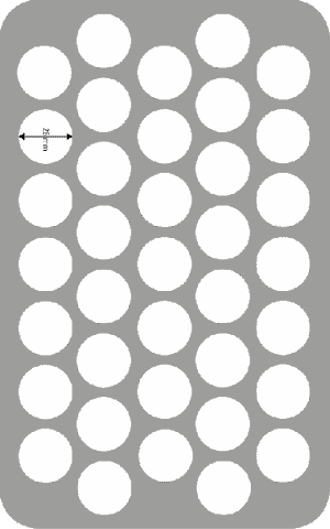 HS050DC04 bandeja de espuma para descenso: Viajes en la oscuridad 2ª Edición - 37 miniaturas