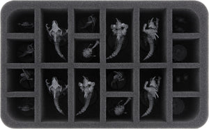 HS060A017 Feldherr foam tray for Blood Bowl: Gwaka'moli Crater Gators