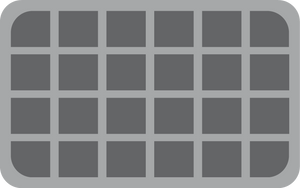 HS060BT01 Feldherr foam tray for BattleTech - 24 Mechs