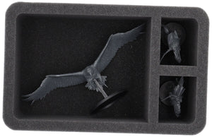 HS100A021 Feldherr foam tray for Middle-Earth Strategy Battle Game - 3 Compartments