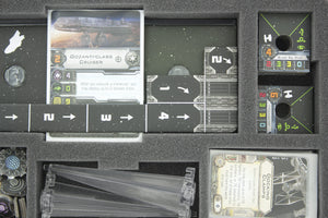 Bandeja de espuma HSBD035BO para los accesorios de Star Wars X-WING 1st Edition: Rebel Transport e Imperial Assault Carrier