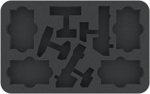 Bandeja de espuma HSBX030BO para Star Wars Armada CR90 Corvette y Fragata Nebulon-B