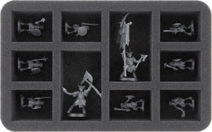 Feldherr Half-Size Case 50 for 28 mm figures - 10 miniatures