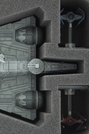 Bandeja de espuma HSDW085BO para Star Wars X-WING Imperial Assault Carrier, 4 barcos y más