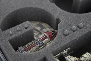 Bandeja de espuma HSEH050BO para Star Wars X-WING 2 x Punishing One, 3 barcos y accesorios
