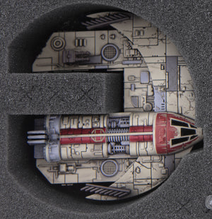 Bandeja de espuma HSEH050BO para Star Wars X-WING 2 x Punishing One, 3 barcos y accesorios