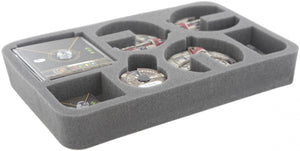 Bandeja de espuma HSEK035BO para Star Wars X-WING 3 x Punishing One, barcos y accesorios