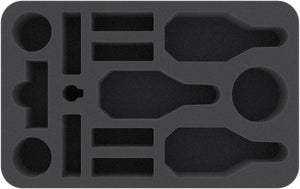 HSHN050BO 50 mm half-size foam tray for Dropfleet Commander - Scourge Cruisers and Frigates + FREE capsule for pegs