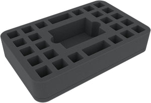 HSHP050BO 50 mm Half-Size foam tray with 27 compartments