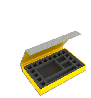 Feldherr Magnetic Box yellow for tabletop role-playing game - with dice tray