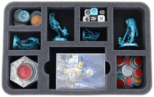 Feldherr Magnetic Box verde para Warhammer Underworlds: Wyrdhollow - Ephilim's Pandemonium/Domitan's Storm Circle/The Headsmen's Curse + Material de Juego