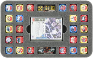 Feldherr Magnetic Box azul para Star Wars Destiny - 2 barajas y 48 dados