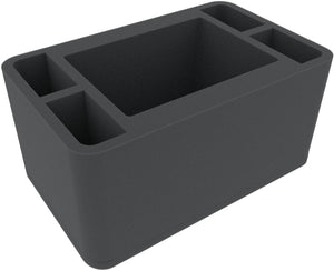 HSMEVE130BO 130 mm Half-Size foam tray with 5 compartments