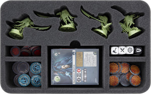 HSMFDS045BO foam tray for Warhammer Underworlds: Starter Set - Drepurs Wraithcreepers