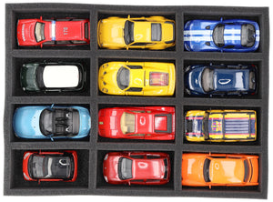 IU055A001 Foam insert for model cars 1:43 - 12 compartments