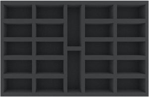 JV055A001 Foam insert for model cars 1:43 - 22 compartments