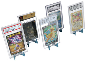 Pack de 5 unidades Soporte para cartas Feldherr - Plegable - para cartas graduadas, cartas coleccionables y losas