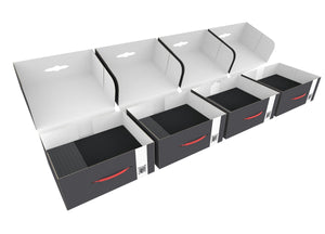 4 x Lagerbox FSLB150 90+ Panzer / Monster mit Hobby Transporter