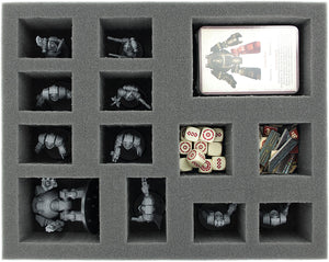 Feldherr Storage Box FSLB150 for 100 miniatures plus tanks or monster