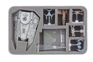 Feldherr MAXI para Star Wars X-Wing Imperial Raider, Decimator, Lambda Shuttle, Slave 1, 30 Ships