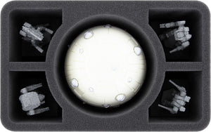 Feldherr Bolsa MAXI para Battletech - Nave de asalto clase Fortaleza + 61 Mechs