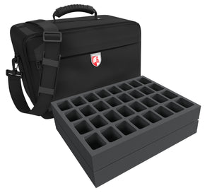 Feldherr Bolsa MAXI PLUS para 128 botes de pintura Citadel (12 ml / 18 ml / 24 ml) + herramientas