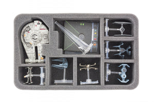 Feldherr MEDIUM Star Wars X-Wing Rebel / Rebel Transportista, YT-2400, Falcon, 15 barcos