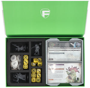 Feldherr Magnetic Box green for Warhammer Age of Sigmar: Warscroll Cards (70 x 121 mm) + Miniatures + Accessories