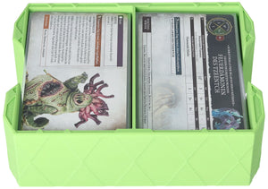 Feldherr Magnetic Box green for Warhammer Age of Sigmar: Warscroll Cards (70 x 121 mm) + Miniatures + Accessories