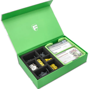 Feldherr Magnetic Box green for Warhammer Age of Sigmar: Warscroll Cards (70 x 121 mm) + Miniatures + Accessories