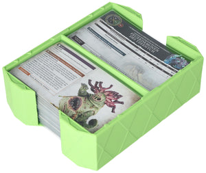 Feldherr Magnetic Box green for Warhammer Age of Sigmar: Warscroll Cards (70 x 121 mm)