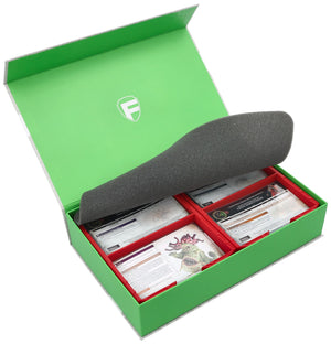 Feldherr Magnetic Box green for Warhammer Age of Sigmar: Warscroll Cards (70 x 121 mm)